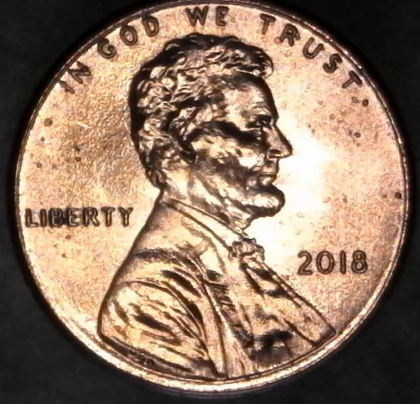 2018--P-Lincoln-Shield-Cent-With-Struck-Through-Error